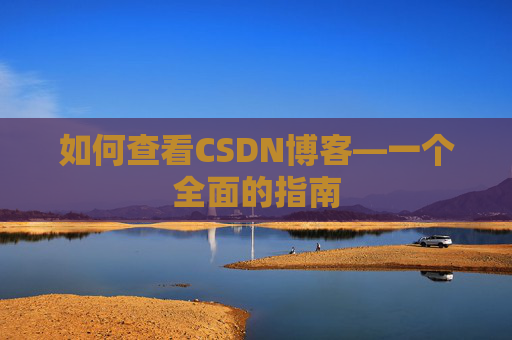 如何查看CSDN博客—一个全面的指南
